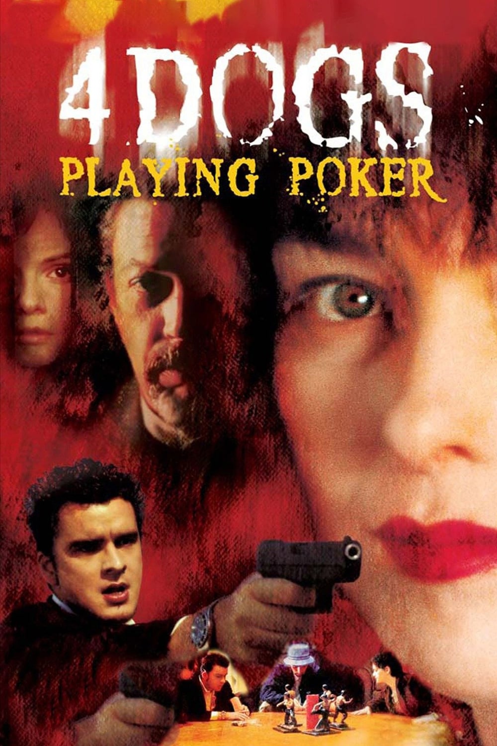 Постер Four Dogs Playing Poker